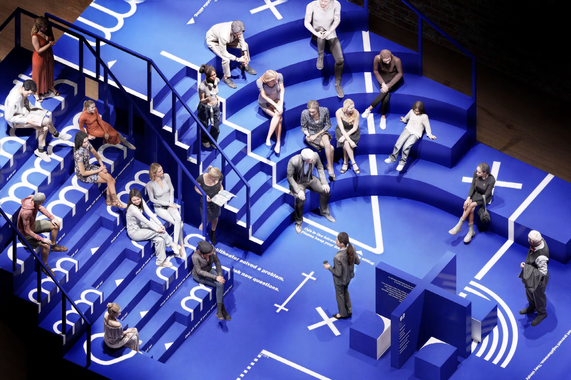 Sit Happens: Blueprints of Co-Existence — Stepped seating and collective gathering