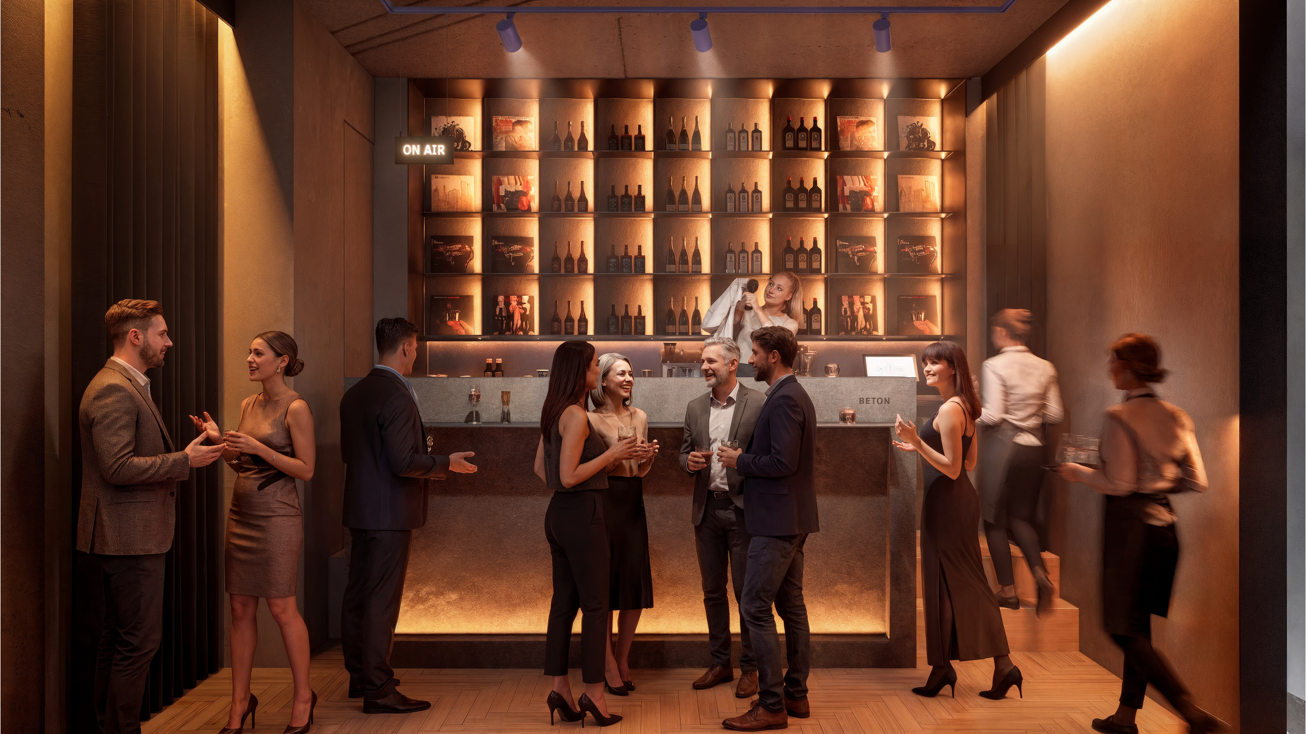 Beton Vienna — Bar interior